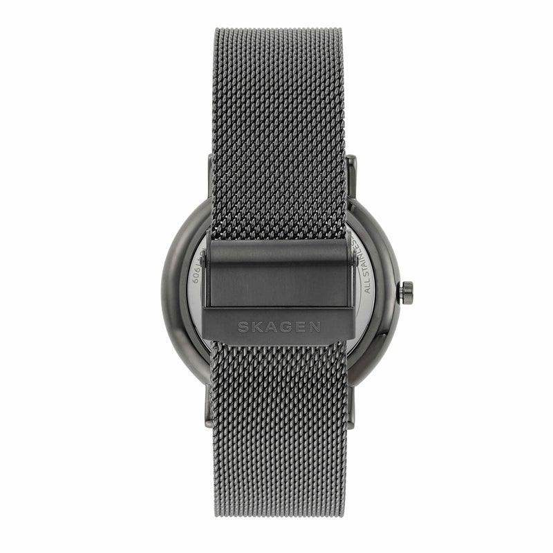Skagen Men's Signatur Three-Hand Gray Stainless Steel Mesh Band Watch (Model: SKW6577) - Image 3